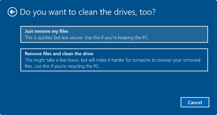 reset Windows 10 PC pic11