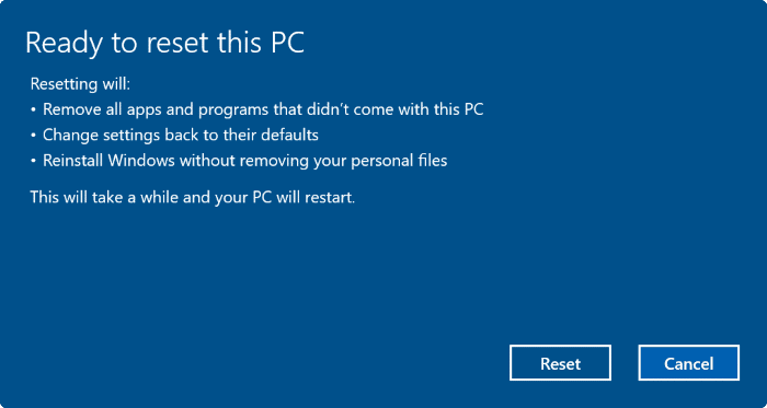 reset Windows 10 PC pic6