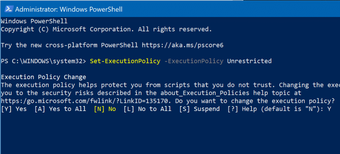 reset Windows 10 search via powershell pic4