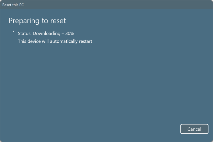 reset Windows 11 PC pic1