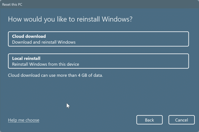 reset Windows 11 PC without deleting files pic4