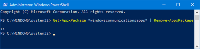 reset and reinstall Calendar app in Windows 10 pic1
