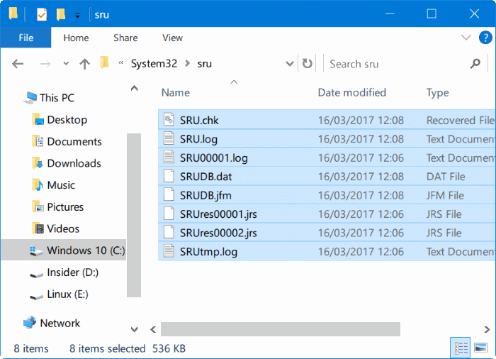 reset network data usage in Windows 10 pic4