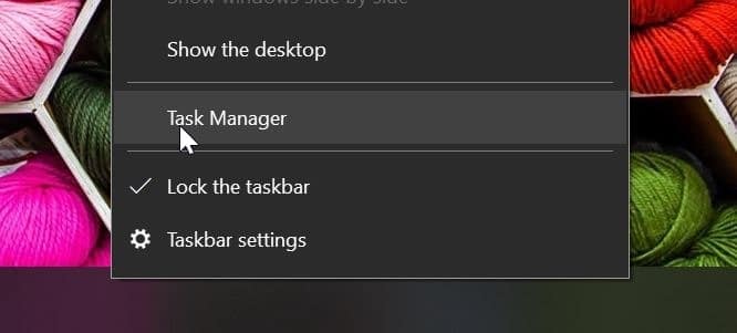 restart Start menu in Windows 10 pic1
