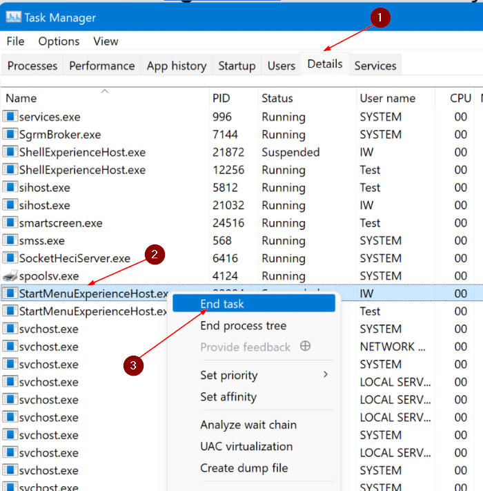 restart start menu in Windows 11 pic4