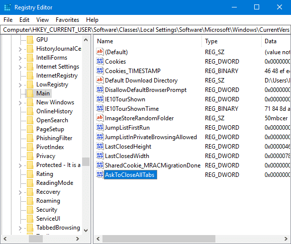 restore do you want to close all tabs in Edge pic3