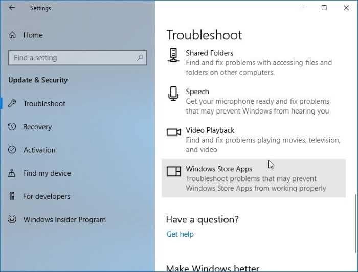 restore missing Store app in Windows 10 pic5