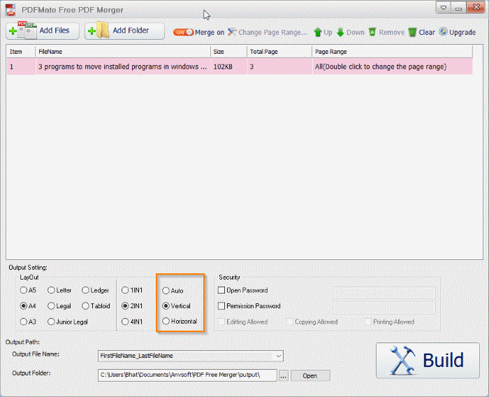 rotate and save PDF in Windows 10
