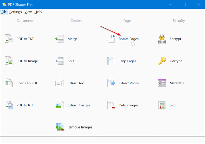 rotate pdf and save in Windows 10 pic4