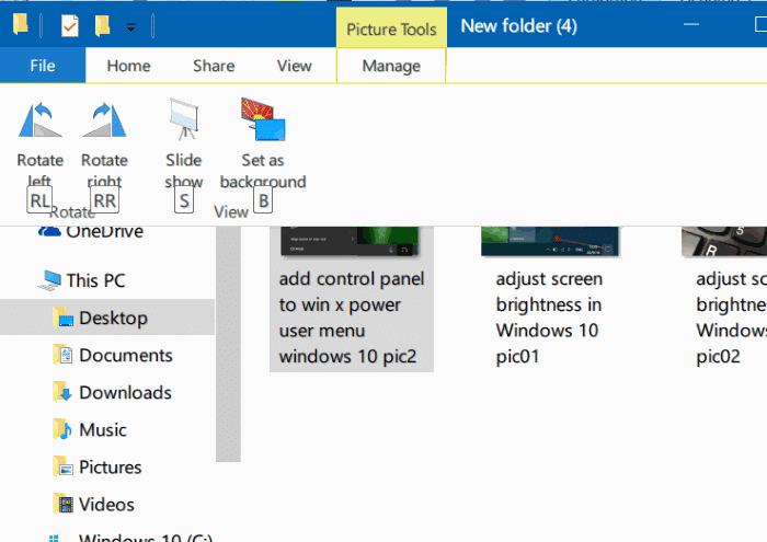 rotate pictures in Windows 10 file explorer pic2