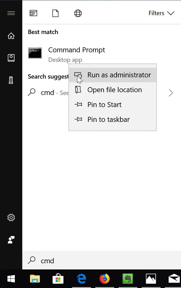 run system file checker to repair corrupted or missing files in Windows 10