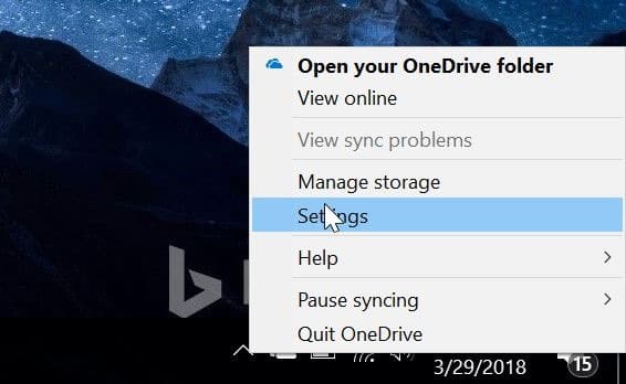 save desktop, document and pictures folders in OneDrive in Windows 10