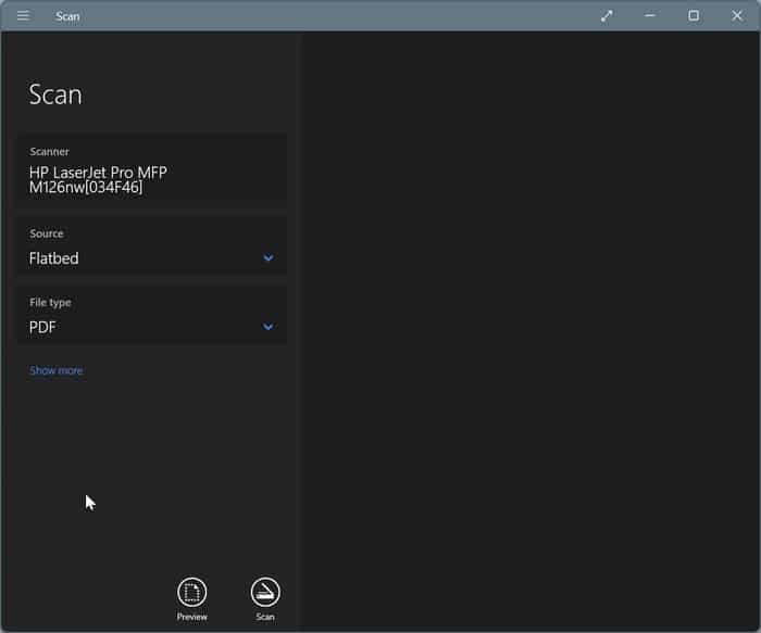 save scanned files as PDF in Windows pic1