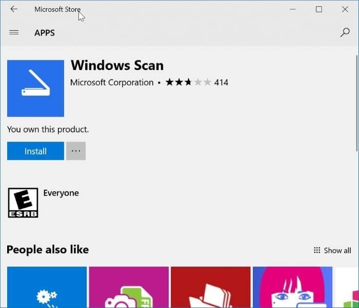 save scanned documents and pictures as PDF in Windows 10 pic1.1