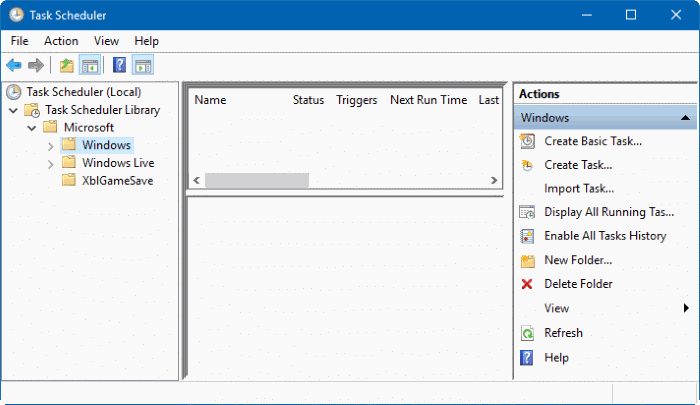 schedule windows defender scan in Windows 10 step3