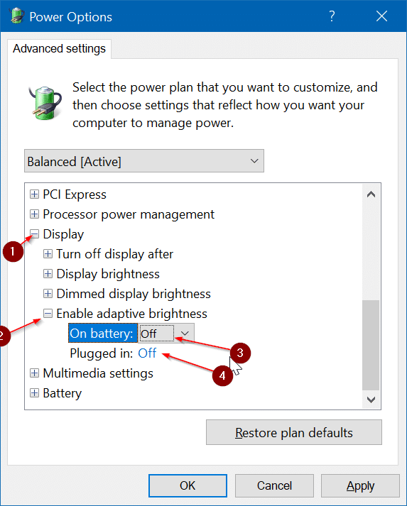 screen brightness not increasing in Windows 10 pic4