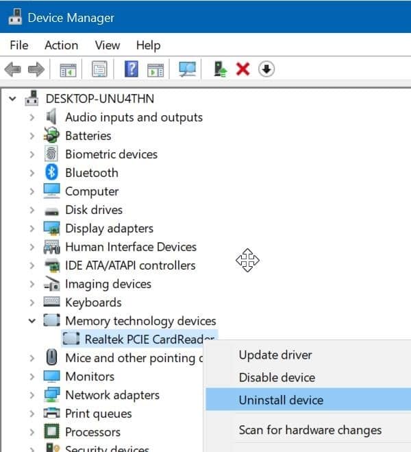 sd card not showing up in Windows 10 File Explorer pic9