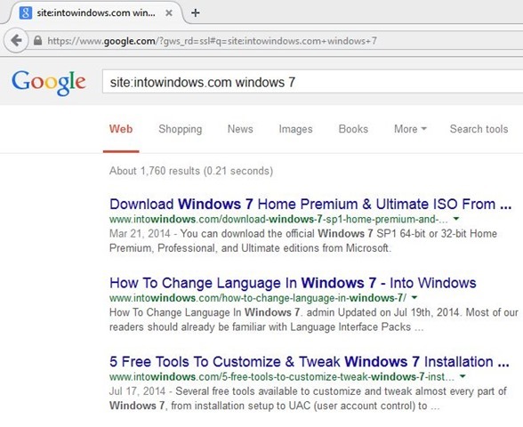search a website using Google picture2