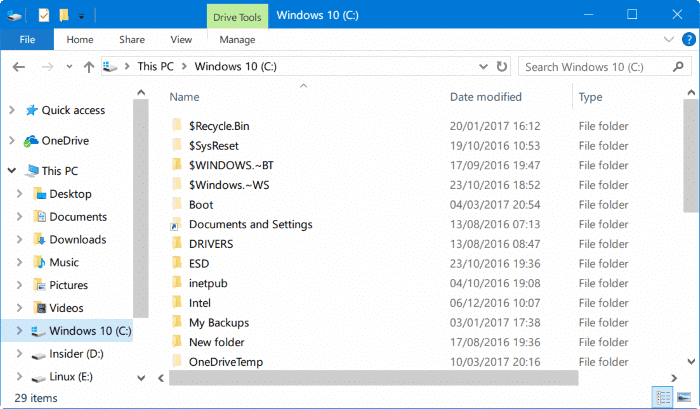 search for large files in Windows 10 pic1