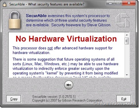 check if your PC supports Windows 7 XP mode