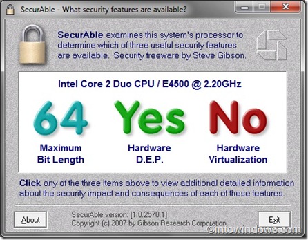check if your PC supports Windows 7 XP mode