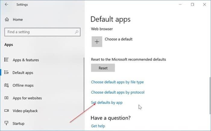 set Microsoft Office Word as default in Windows 10 pic1