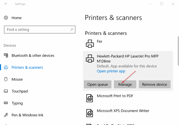 set default printer in windows 10 pic2