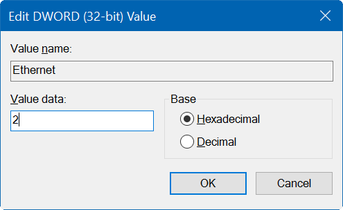 set ethernet connection as metered in Windows 10 pic9