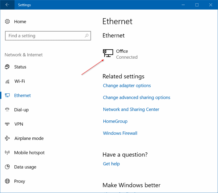 set network location to public or private in Windows 10 pic2.1