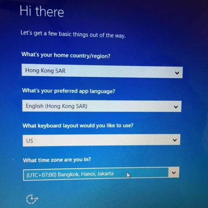 set up Windows 10 pic1
