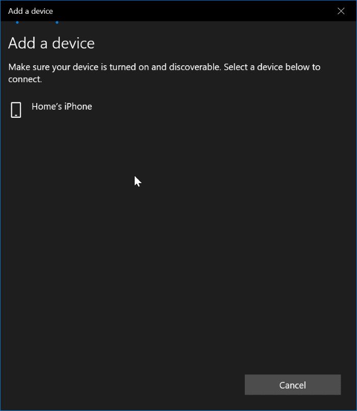 set up dynamic lock in Windows 10 pic7