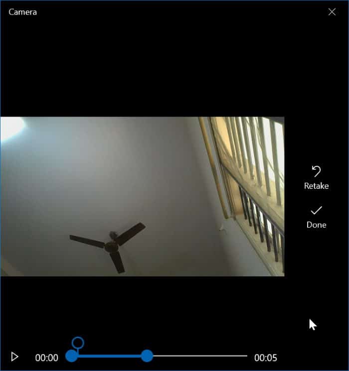 set video as user account picture in Windows 10 pic3