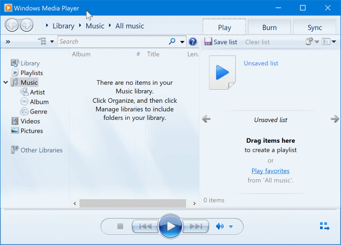 set windows media player as default in Windows 10 pic01