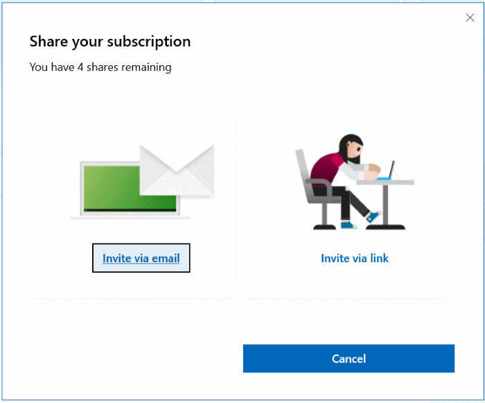 share office 365 home subscription with others pic5
