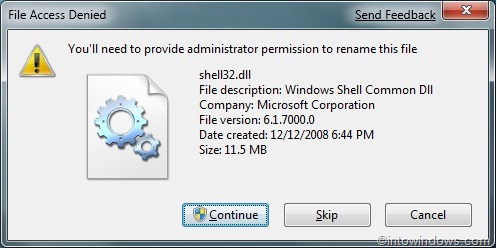 Replace Delete Protected DLL Files In Windows 7 & Vista pic4