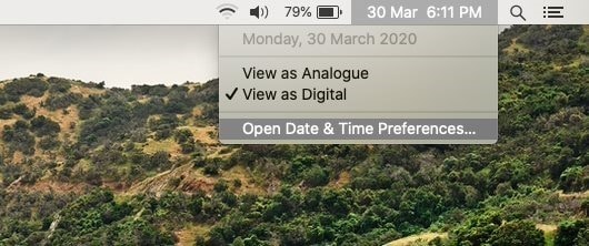show date on macos menu bar pic1