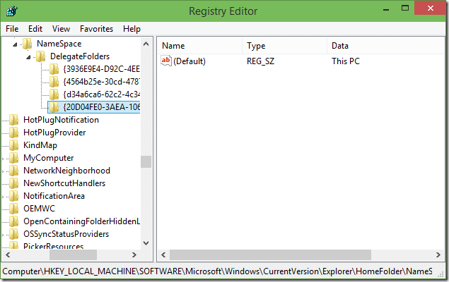 show partitions under Home folder in Windows 10 picture1
