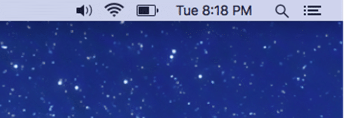 show volume icon on macos menu bar pic001