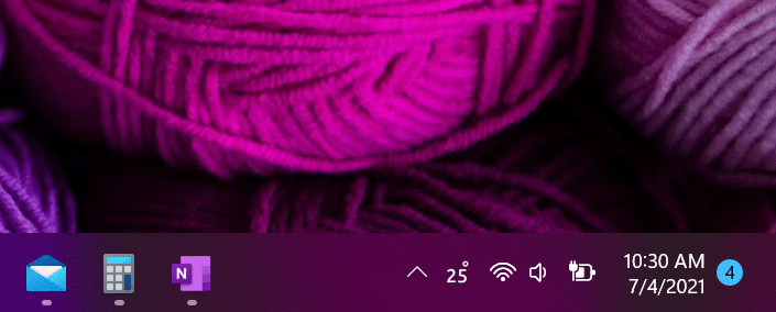 show weather info on Windows 11 taskbar pic01