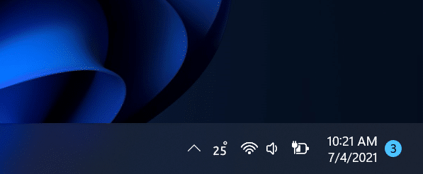 show weather info on Windows 11 taskbar pic1