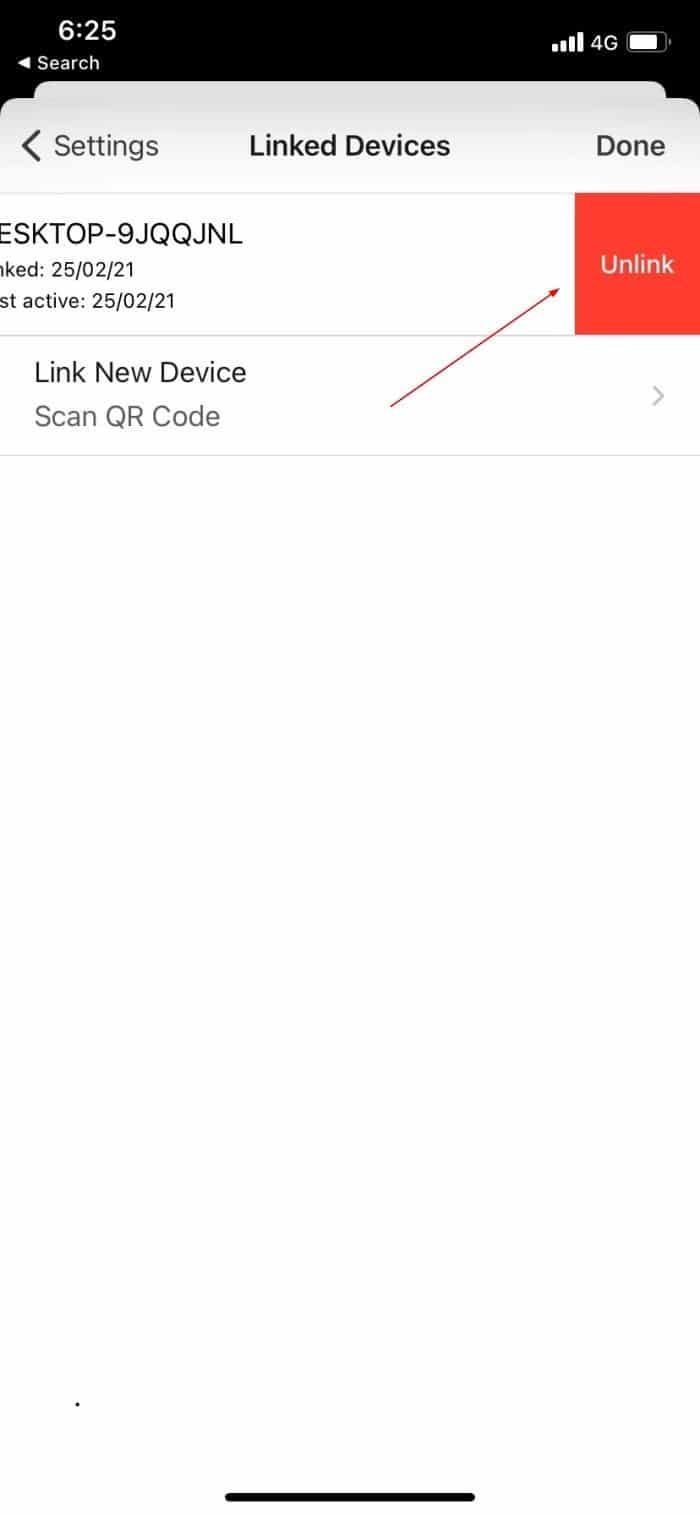 sign out of Signal desktop in Windows and mac pic1