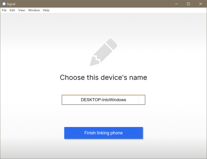signal installation on Windows 10 pic4