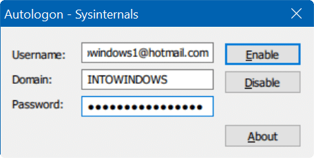 skip lock and login screen in Windows 10 pic05