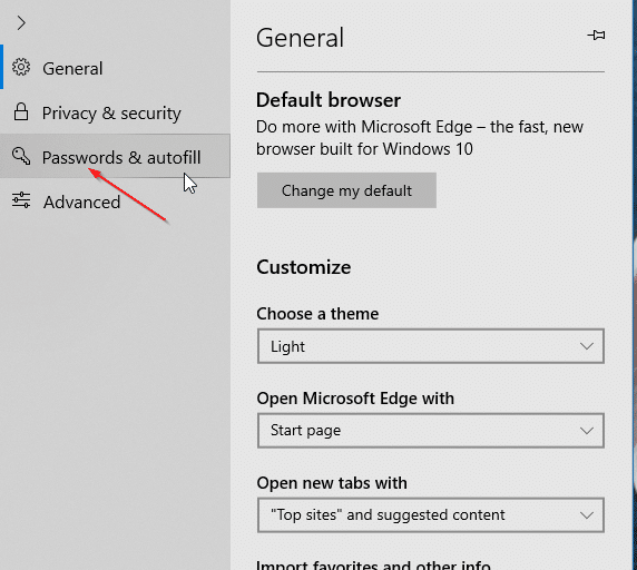 stop Edge from saving credit card information in Windows 10 pic3