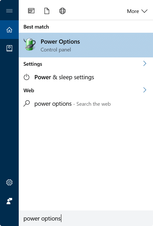 stop Windows 10 from asking for password after sleep step3