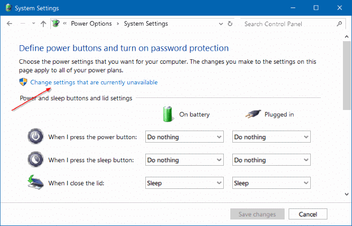 stop Windows 10 from asking for password after sleep step4