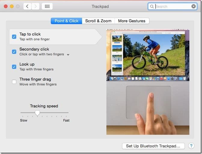 tap to click in Mac OS X picture3