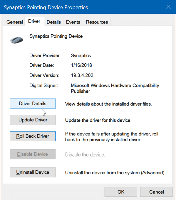 touchpad not working in Windows 10 pic4