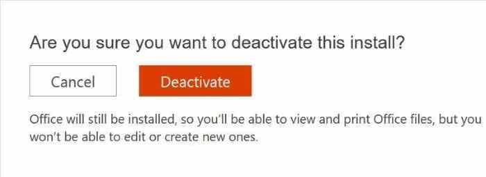 transfer Office 365 license to another PC step5