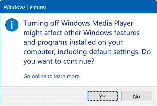 turn Windows 10 features on or off pic06